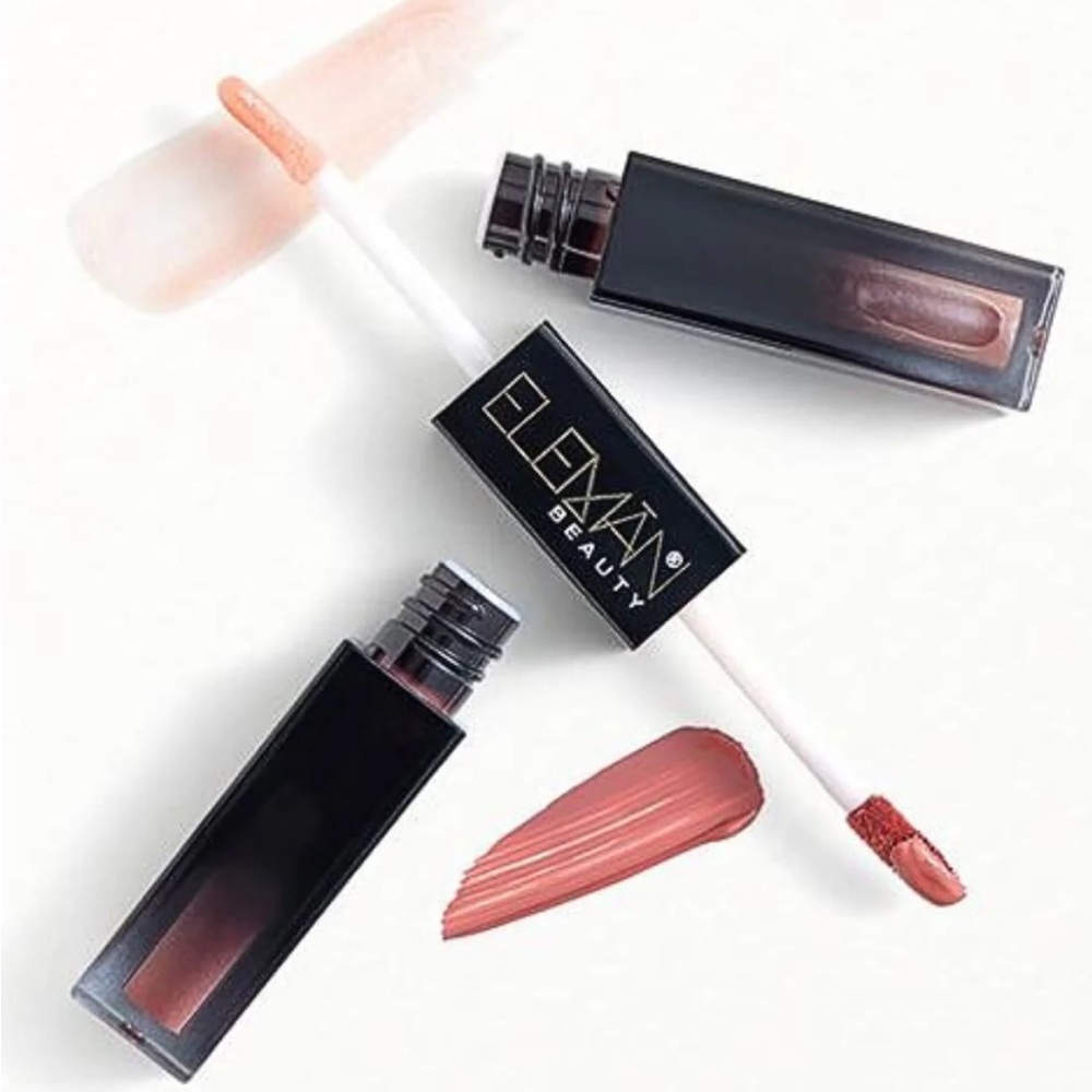 Eleman dual ended lip gloss/lipstick